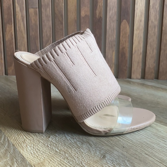 Zara Blush Pink Heeled Sandals - Picture 4 of 7